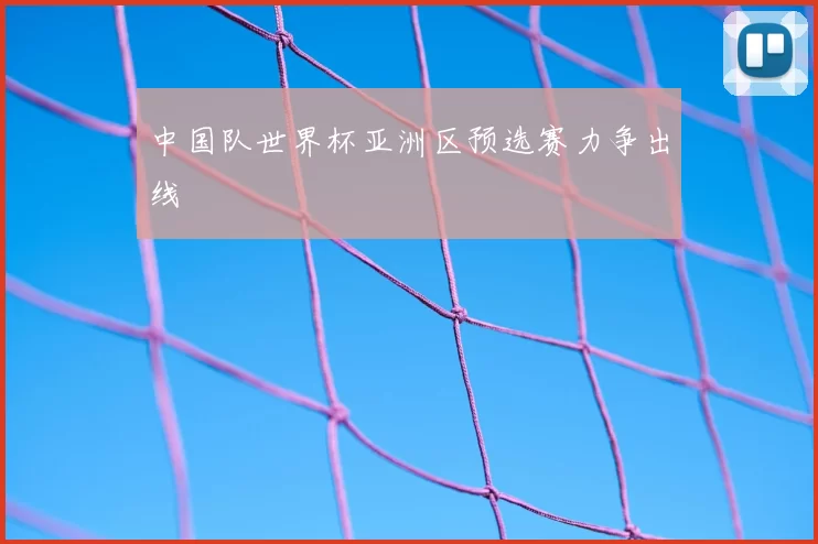 中国队世界杯亚洲区预选赛力争出线