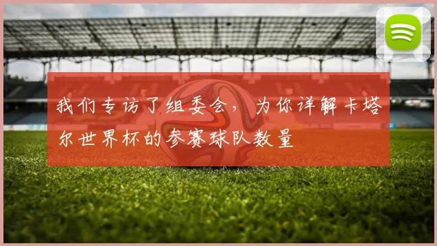 我们专访了组委会,为你详解卡塔尔世界杯的参赛球队数量