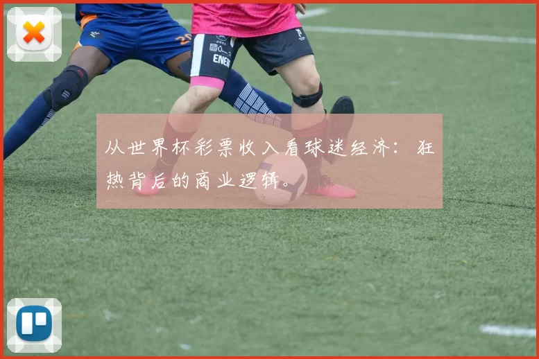 从世界杯彩票收入看球迷经济：狂热背后的商业逻辑。