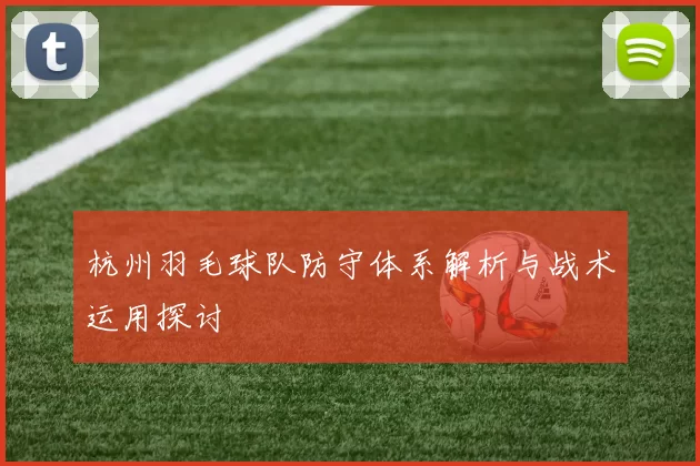 杭州羽毛球队防守体系解析与战术运用探讨