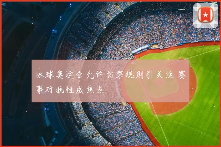 冰球奥运会允许打架规则引关注 赛事对抗性成焦点